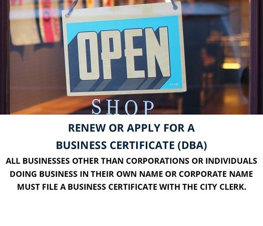 Business Certificate