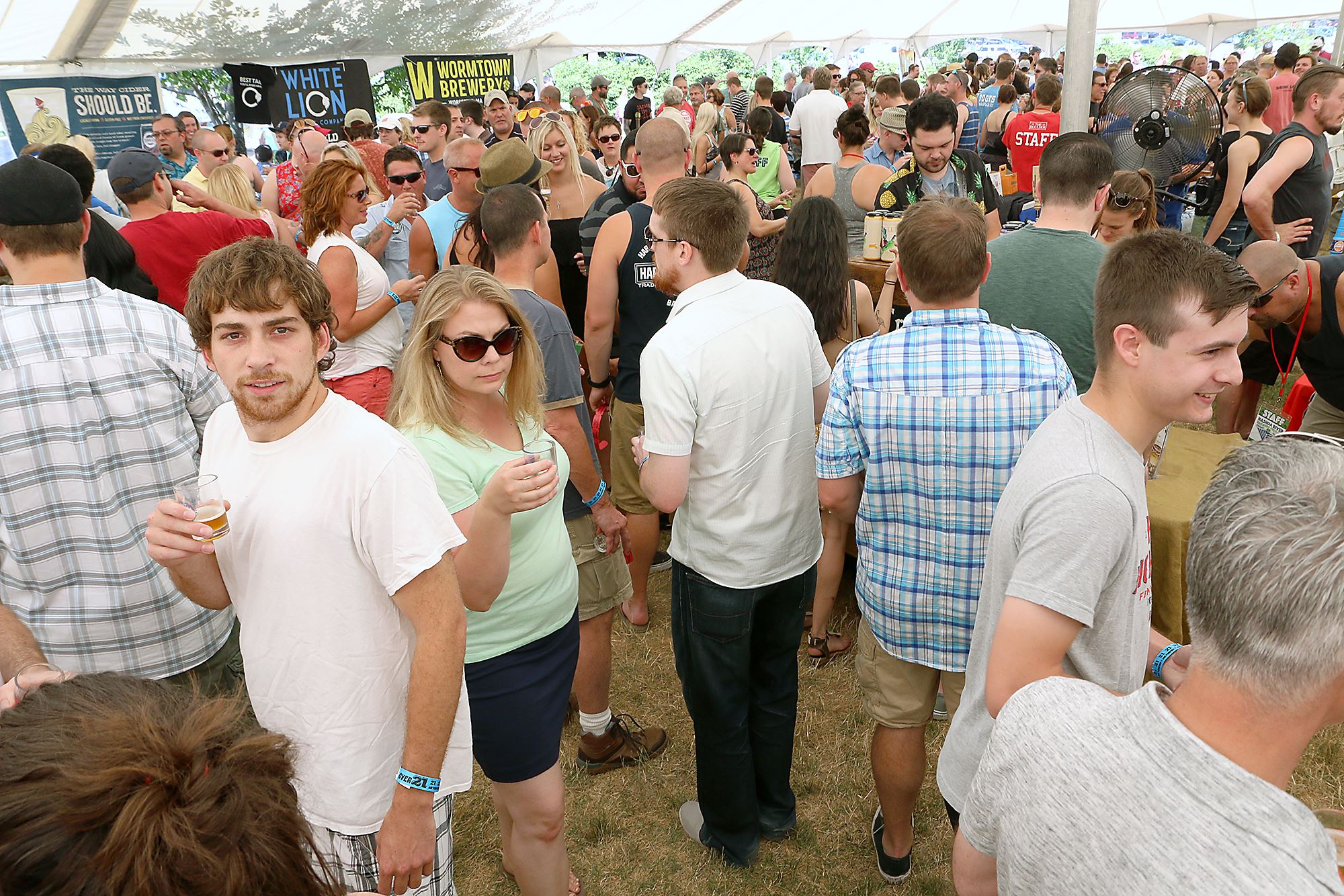 Brew Fest Happy Crowd