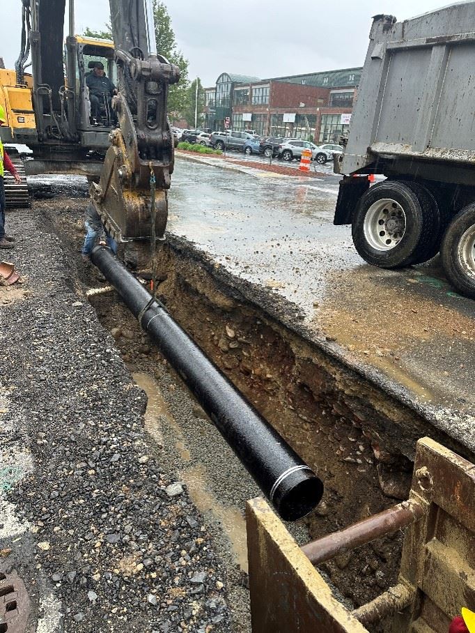 Slide 11 - New Water Main Installation - Weston Sampson