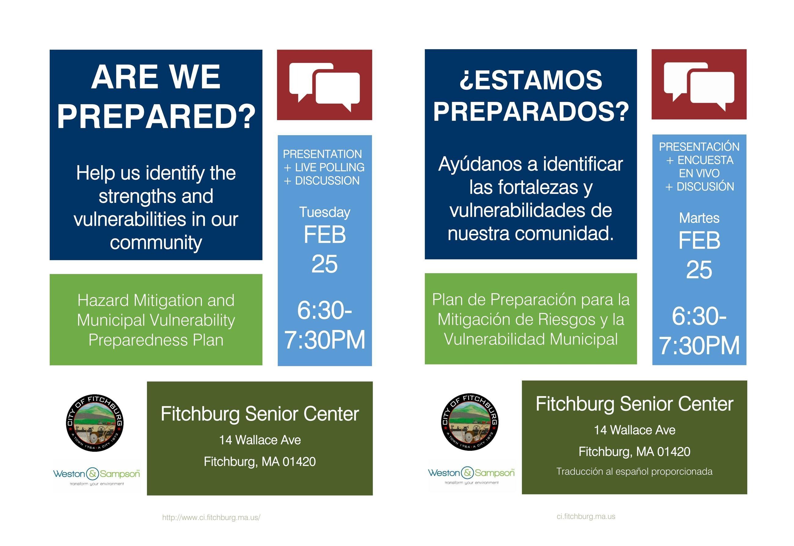 Listening Session Summary Flyer (English & Spanish)
